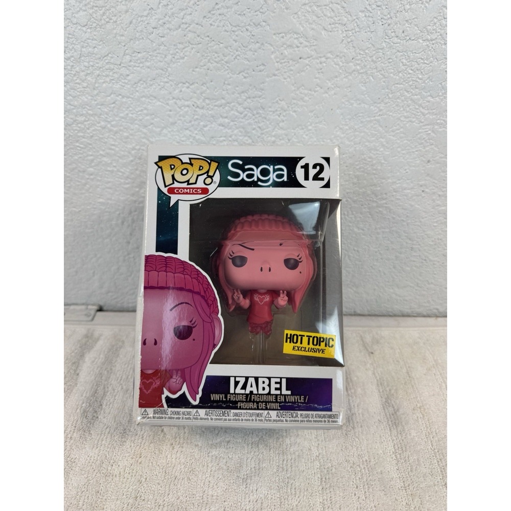 (423) Funko Pop Comics Saga Izabel #12 Hot Topic Exclusive Vinyl Figure w/ Box
